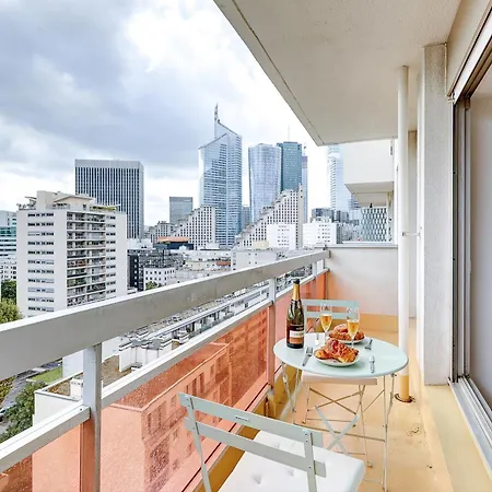 133 - Luxury Penthouse Vue Sur Tour Eiffel Avec Balcon Appartement